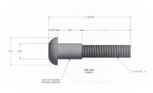custom knurled hardware