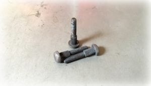 Custom Knurled Shoulder Bolts - 41L40 Material With Zinc & Clear Finish